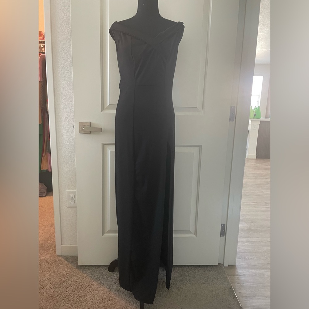 Women’s Off-shoulder High Slit Dress